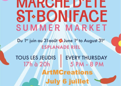 Marché d’été de Saint-Boniface • 6 juillet 2023