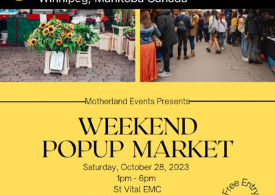 Motherland Pop-up Market – October 28th 2023