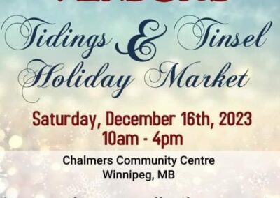 Tidings & Tinsel Holiday Market – December 16th